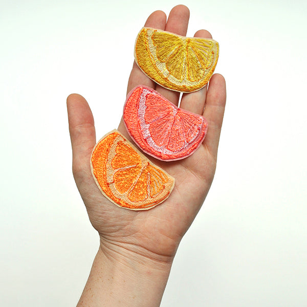 Embroidered Patches - Fruit