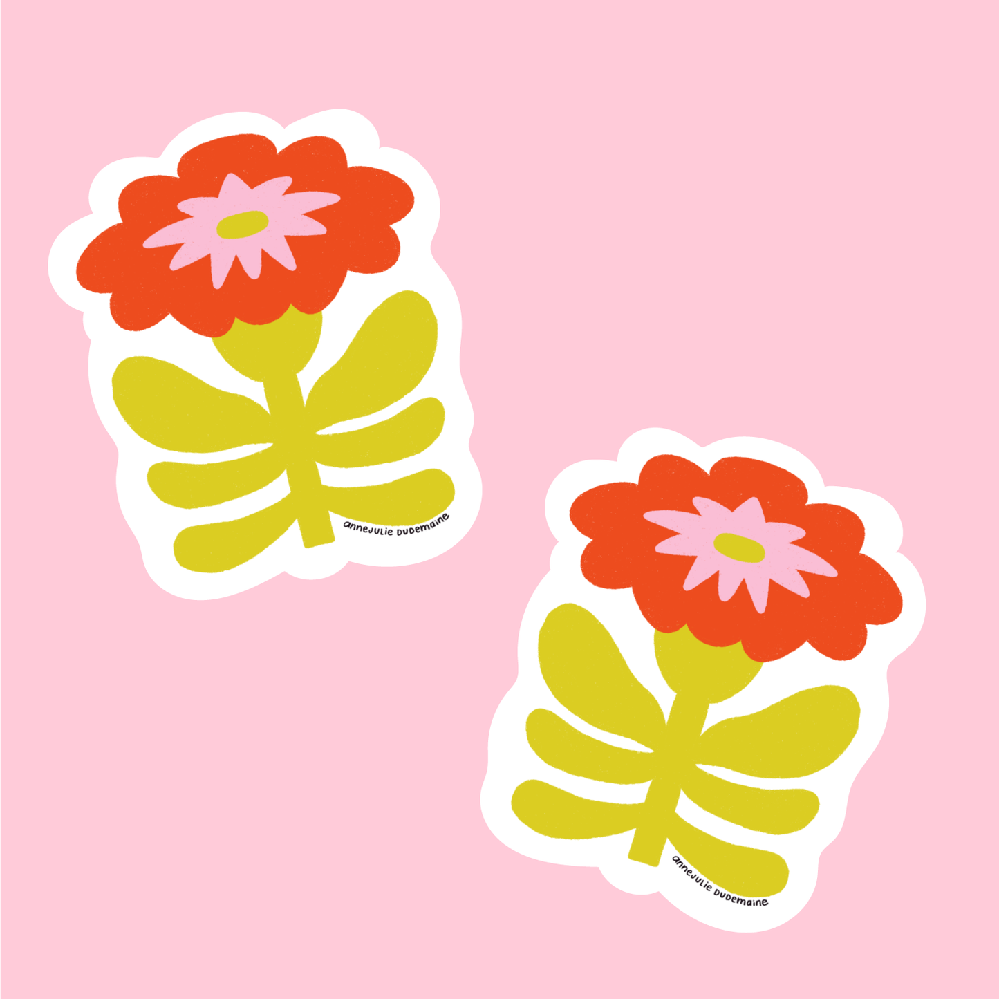 Sticker - Retro Flower