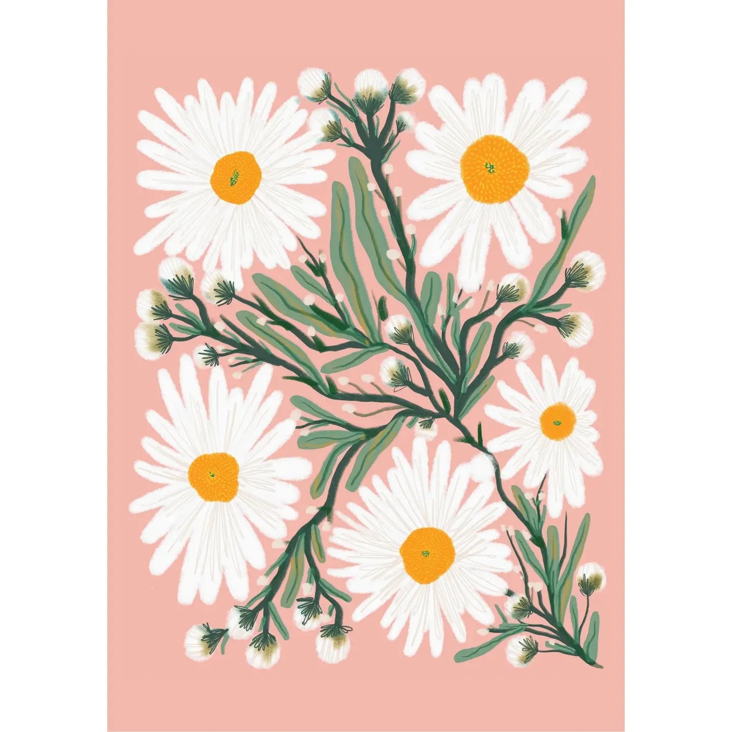 Art Print - Original Daisies