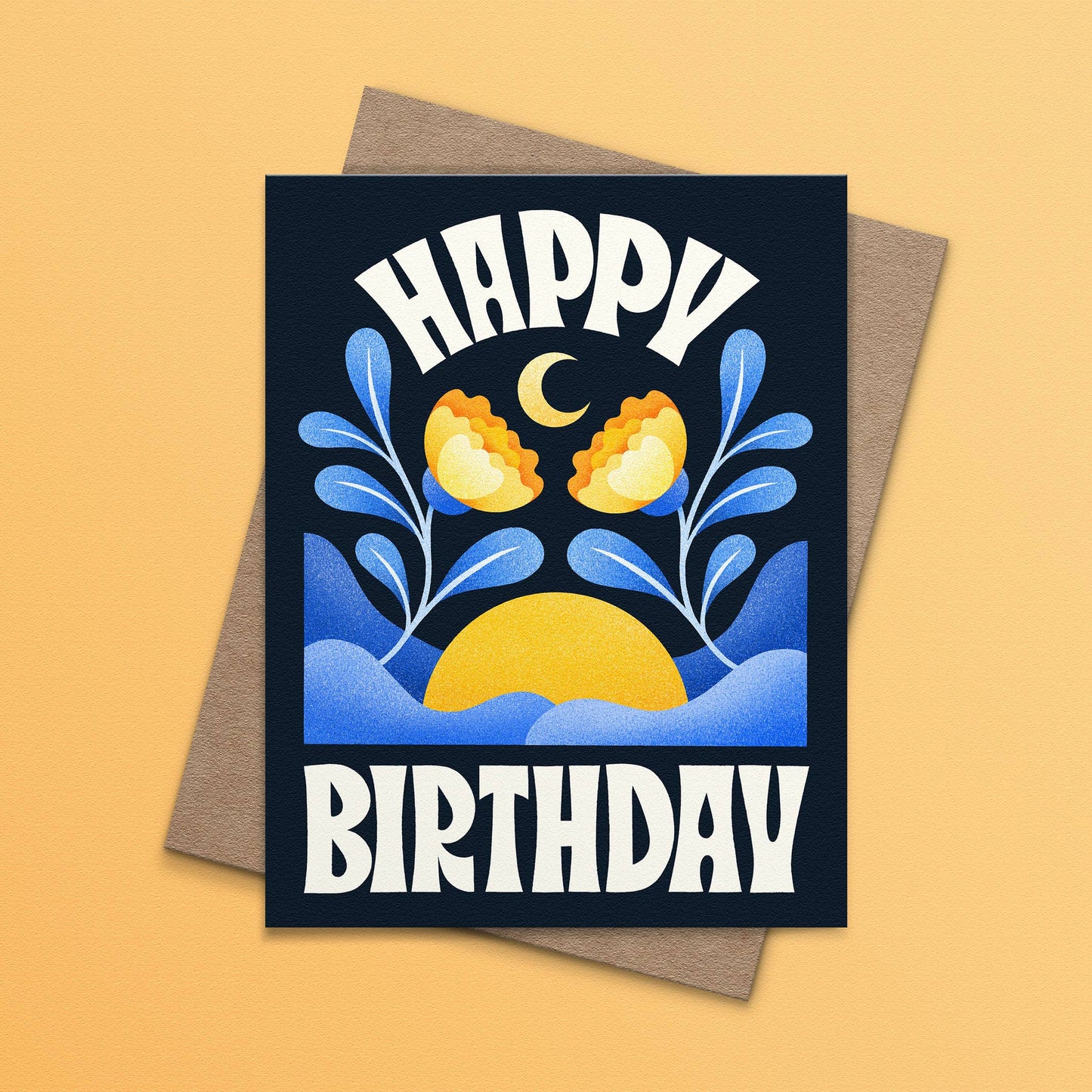 Card - Birthday - Blue Moon