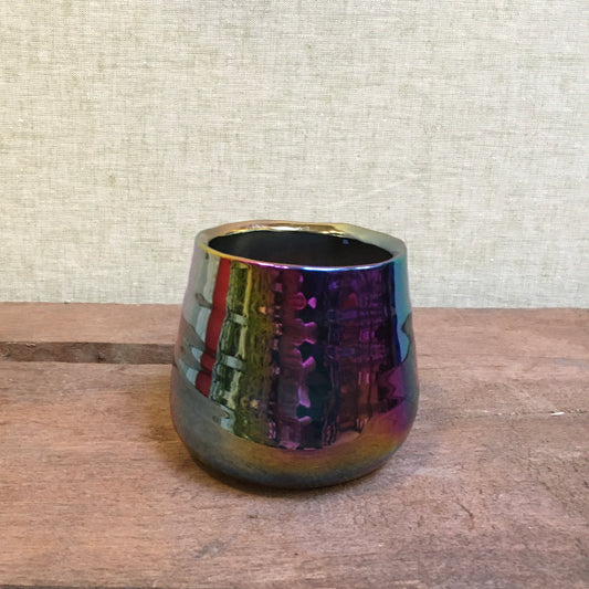 Ceramic Pot - Iridescent mini