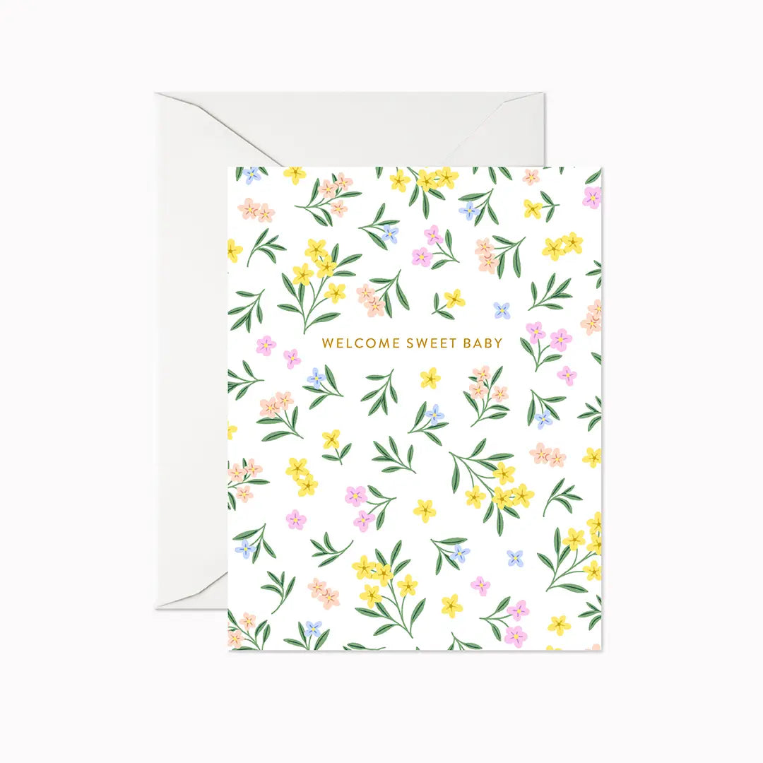Card: Welcome Sweet Baby