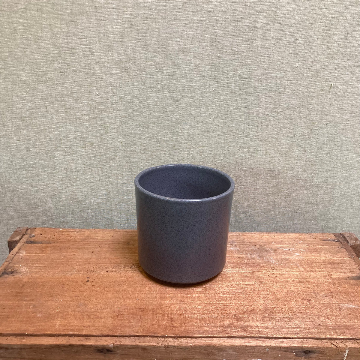 Ceramic Pot - Grey Charcoal 4” pot