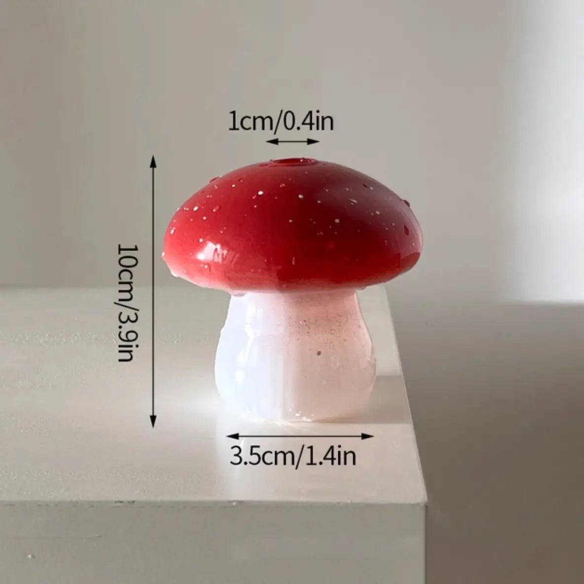 Bud Vase - Glass Mushroom