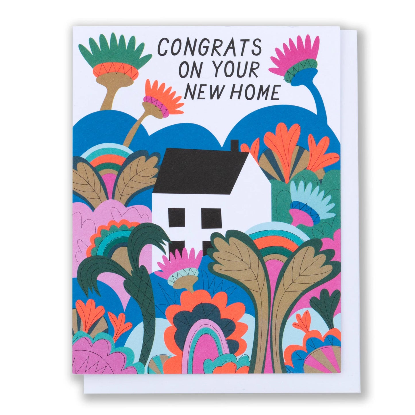 Card: Psychedelic Gardens New Home
