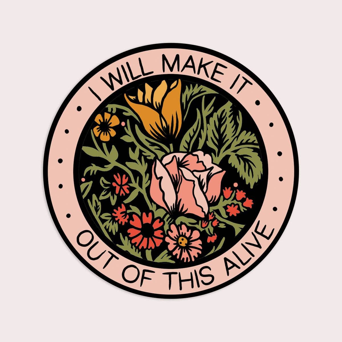 Alive Sticker | Waterproof Vinyl Sticker