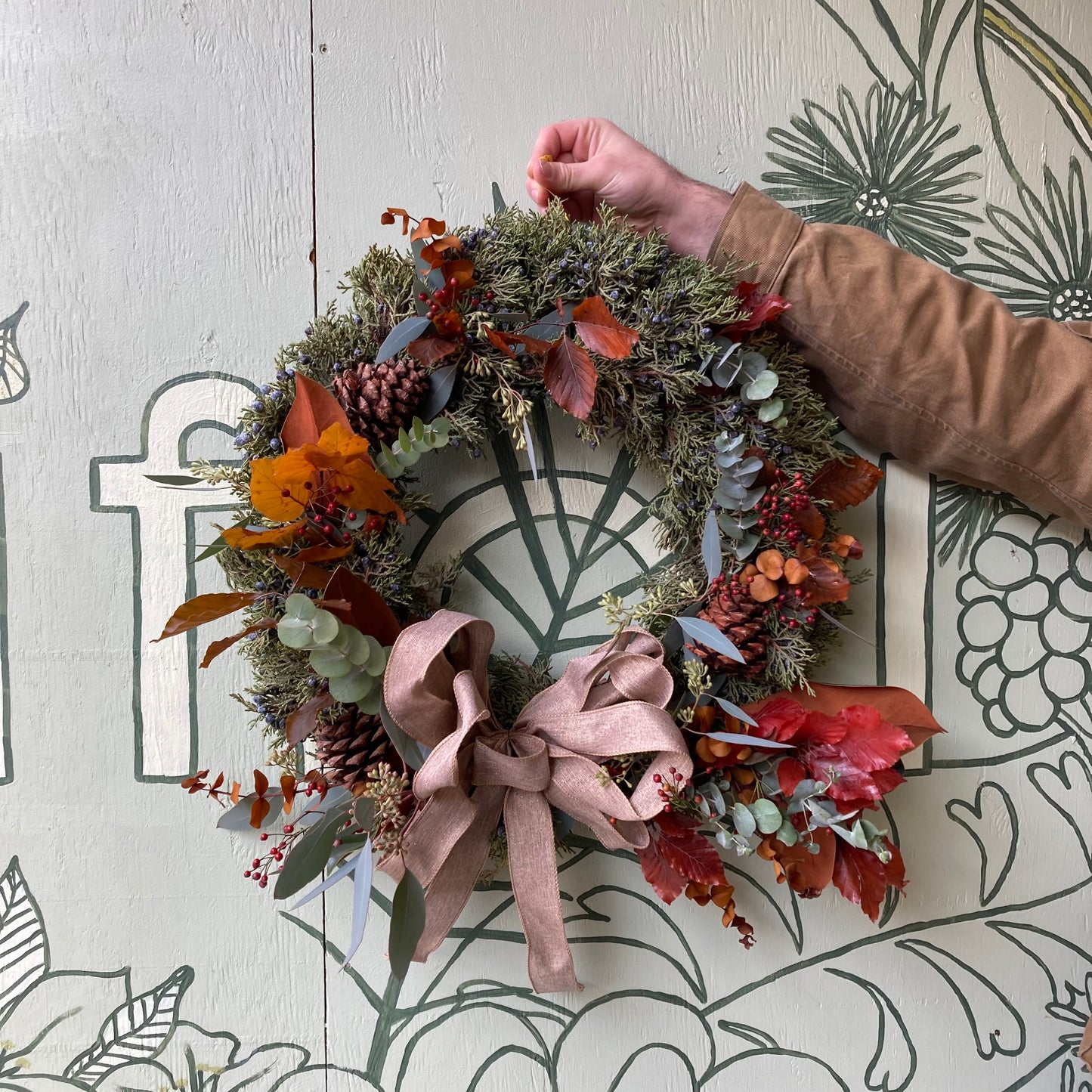 Festive Evergreen Wreath