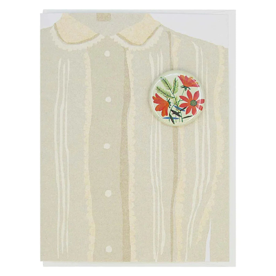 Card: Flower Button