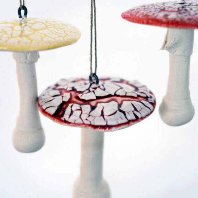 Amanita Mushroom Ornament - Large