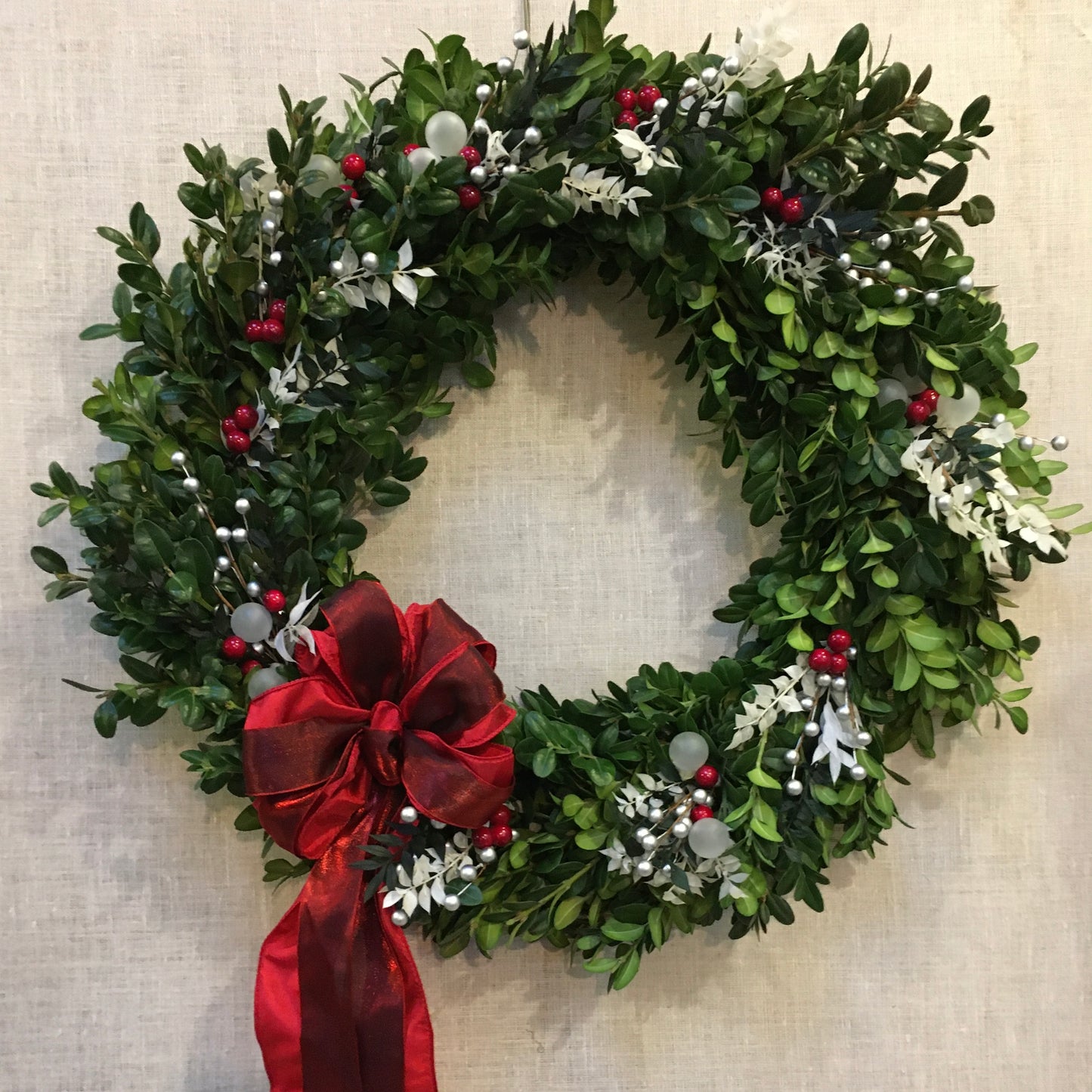 Festive Evergreen Wreath