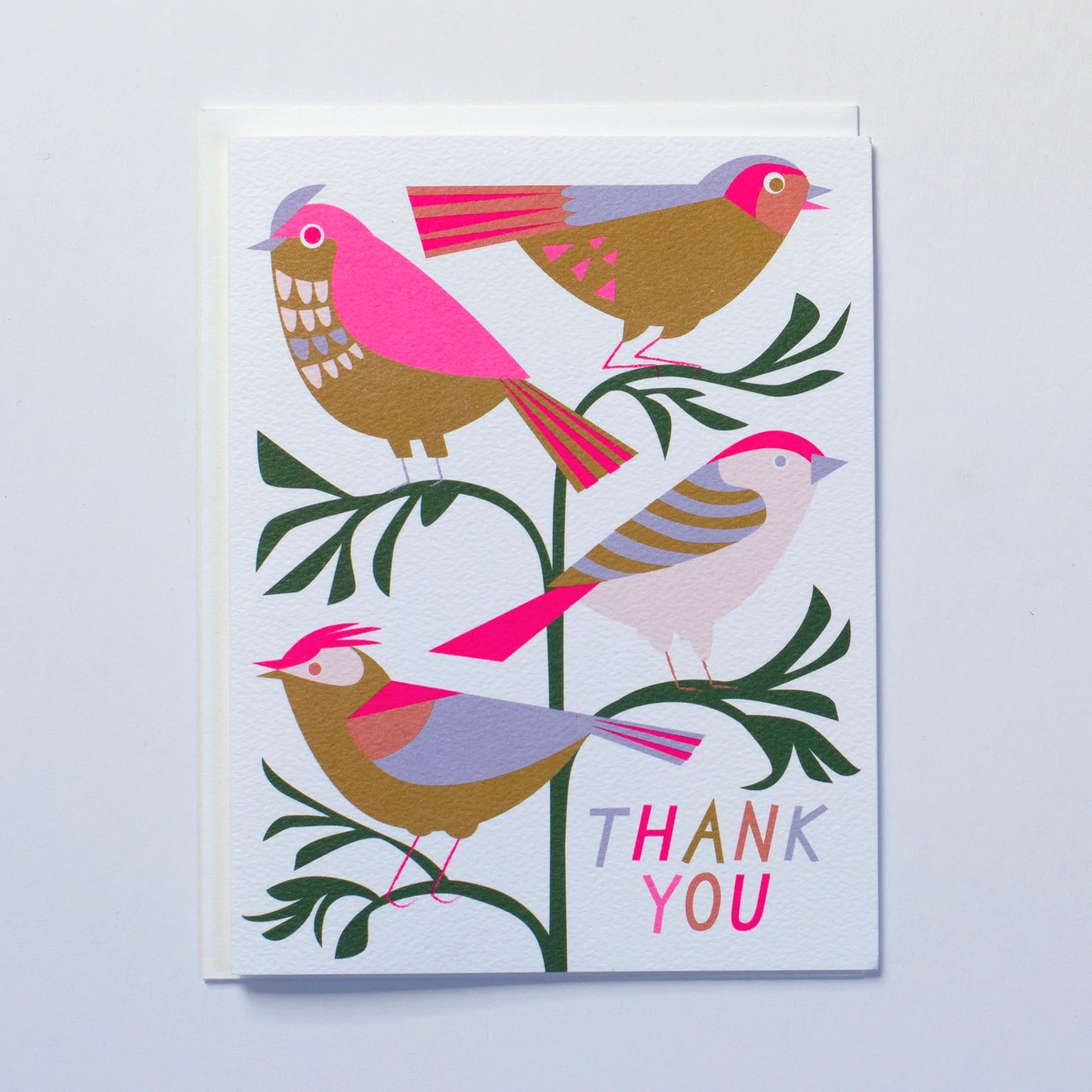 Card - Thank You - Birds