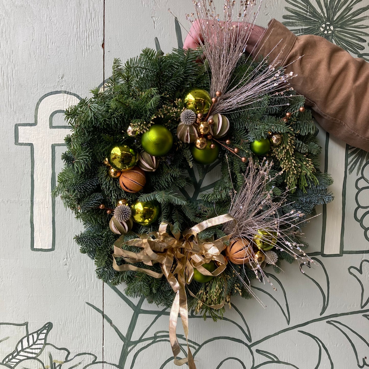 Festive Evergreen Wreath