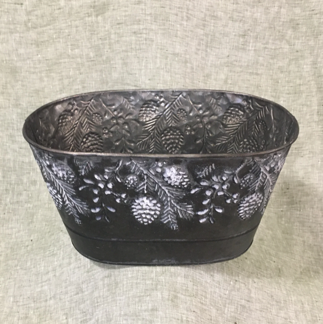 Metal Pot - Black Pine