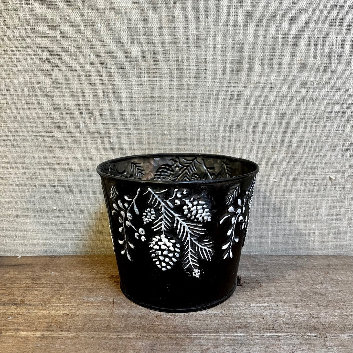 Metal Pot - Black Pine