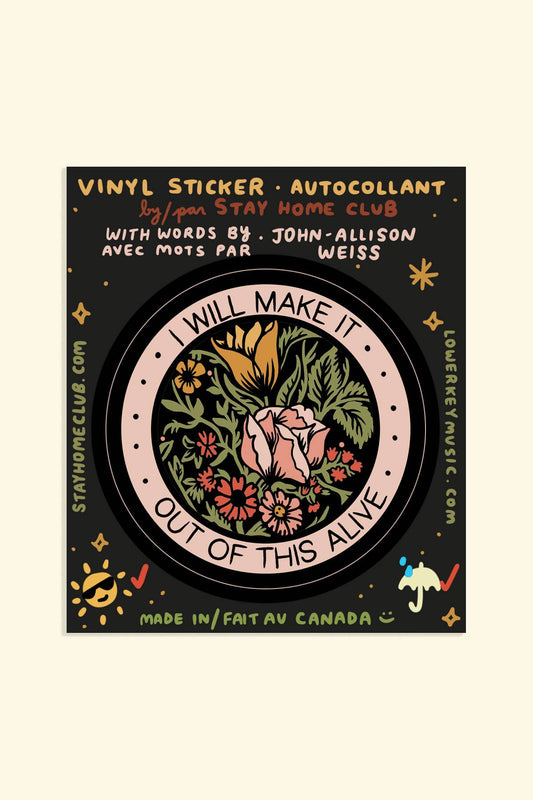 Alive Sticker | Waterproof Vinyl Sticker