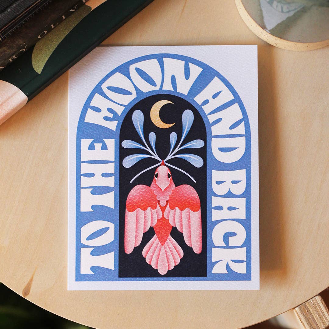Card - To the Moon and Back
