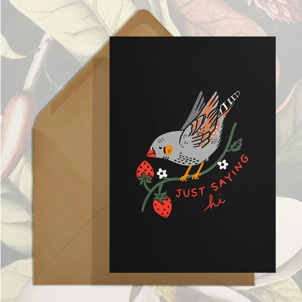 Card - Just Saying Hi (Bird)