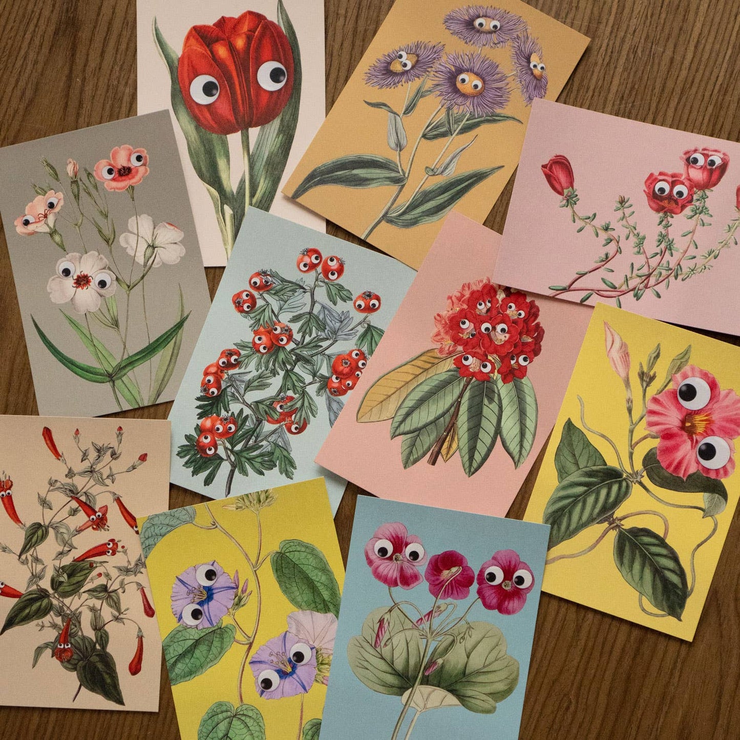 Googly Botany Postcard