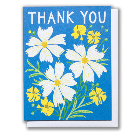 Card - Thank You - Cosmos