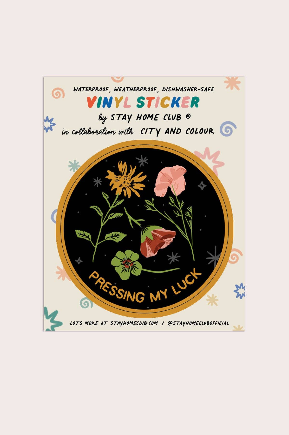 Pressing my Luck Sticker | Waterproof Vinyl Sticker