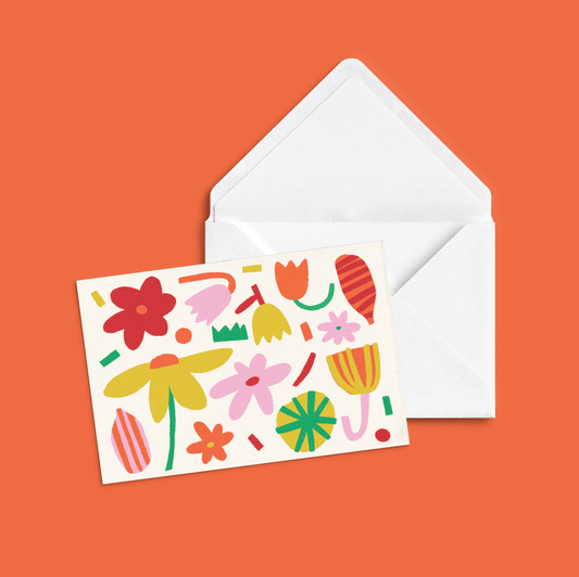 Card - Flowers Mix