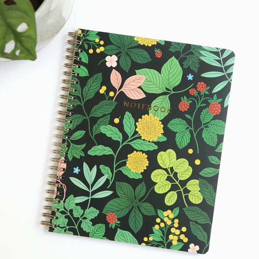 Notebook: Botanica Spiral