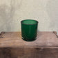 Glass Pot - Dark Green