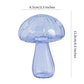 Bud Vase - Coloured Glass Mushroom
