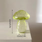 Bud Vase - Coloured Glass Mushroom