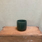 Ceramic Pot - Dark Green Cylinder