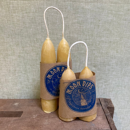 Beeswax Candles - Wide Taper