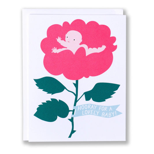 Card: Baby Bloom Hooray