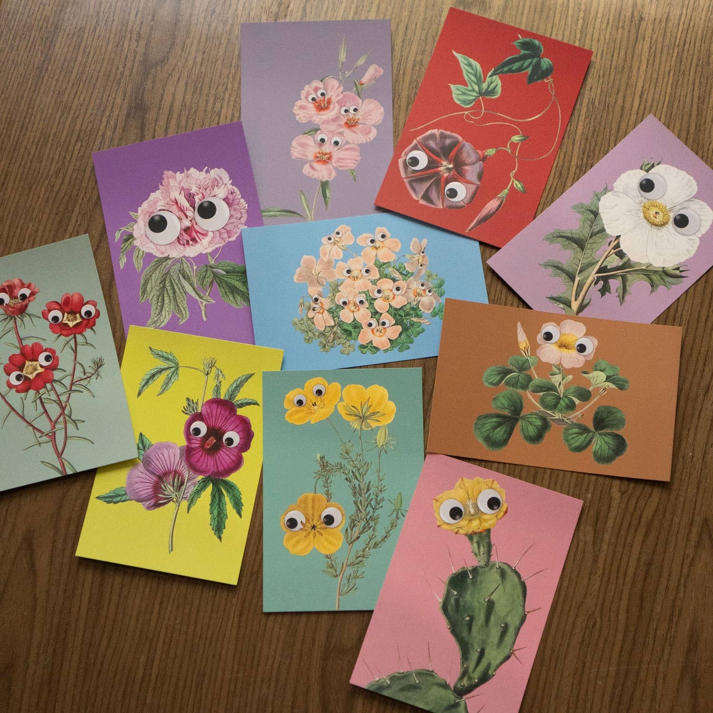 Googly Botany Postcard