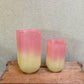 Pink + Yellow Ombre Vase