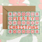 Card: Holiday - Merry Christmas - Quilt Squares