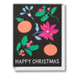 Card: Holiday - Clementine Floral Christmas