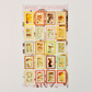 Mushroom Stamp Sticker Sheet – Vintage Botanical Fungi
