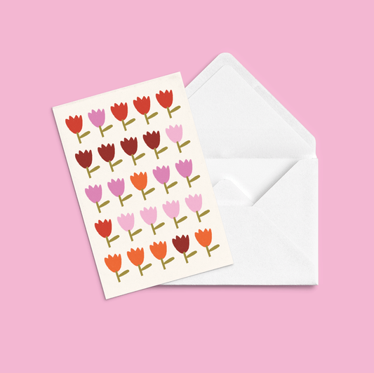 Card - Tulips