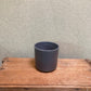 Ceramic Pot - Grey Charcoal 4” pot