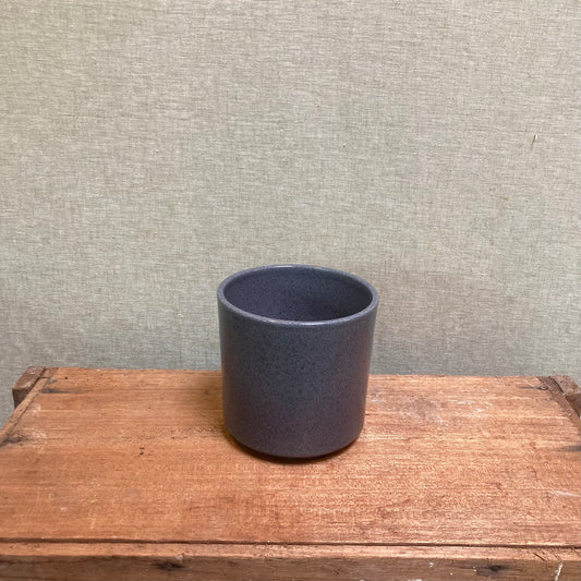 Ceramic Pot - Grey Charcoal 4” pot