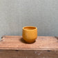 Ceramic Pot - Orange Tangerine Teardrop Pot