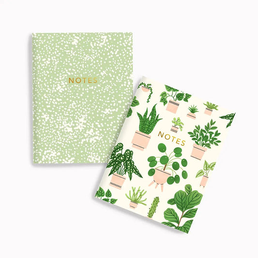 Notebook: Sage Safari & Houseplants Set