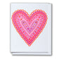 Card: Heart - Embroidery Heart