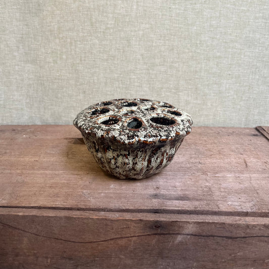 Ceramic Vase with Built in Frog