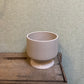 Ceramic Pot - Beige Neutral Pillar