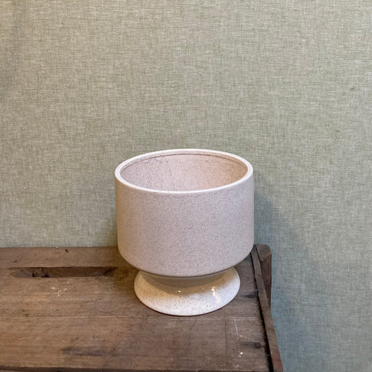 Ceramic Pot - Off-White Neutral Pillar