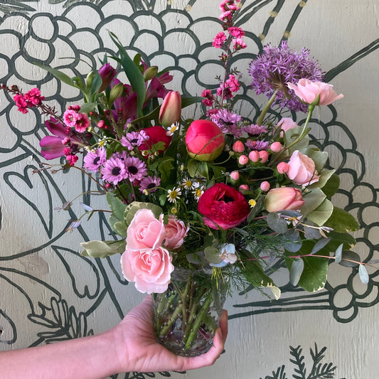 I FIORI Mother’s Day Polka Dot Vase