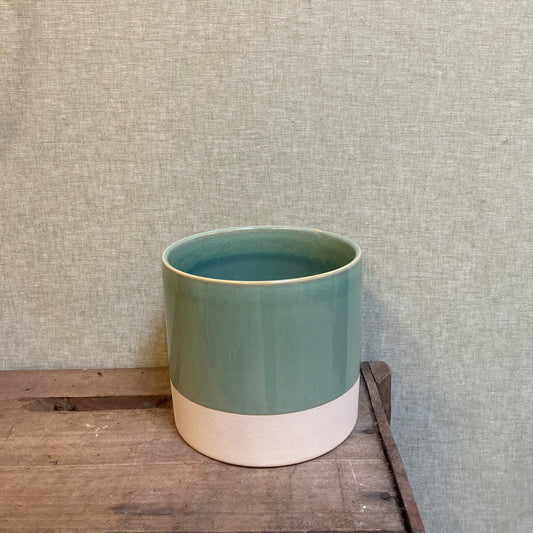 Ceramic Pot - Pastel Teal