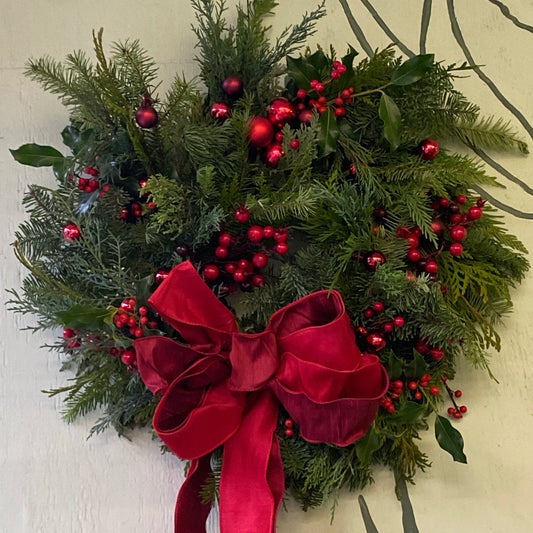 Festive Evergreen Wreath