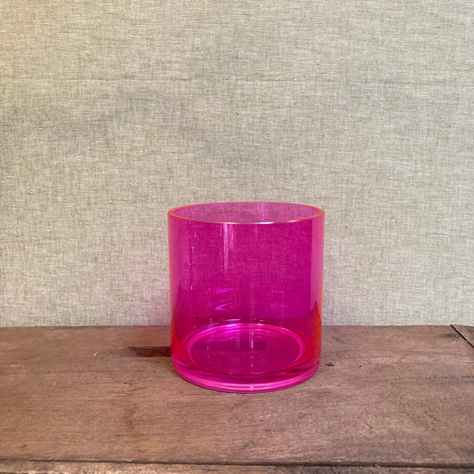 Vase - Hot Pink Cylinder